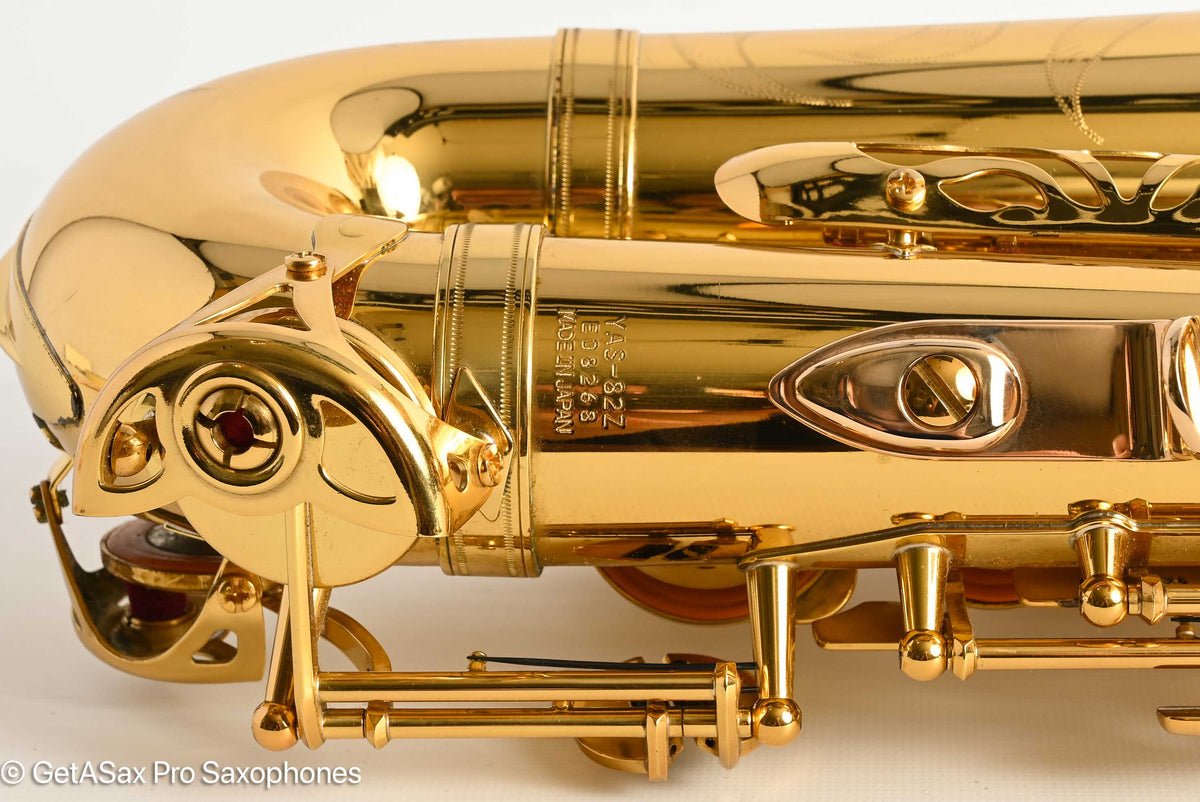 Yamaha YAS-82ZII Rare Red Edition Pink Gold Neck Red Case Cool!