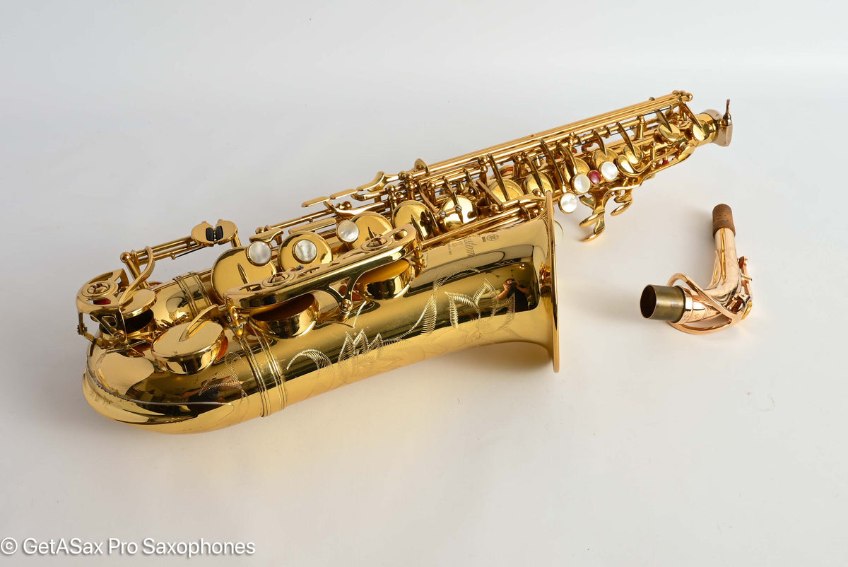 Yamaha YAS-82ZII Rare Red Edition Pink Gold Neck Red Case Cool!