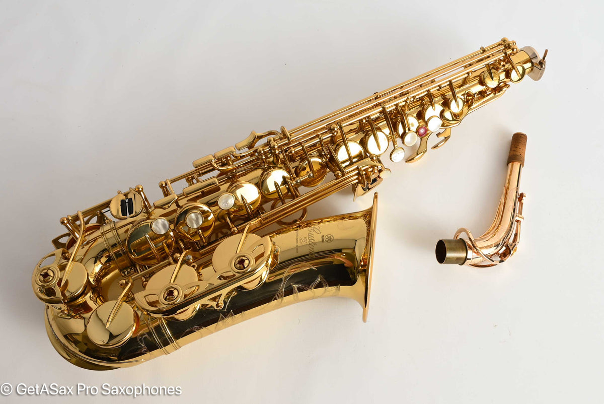 Yamaha YAS-82ZII Rare Red Edition Pink Gold Neck Red Case Cool!