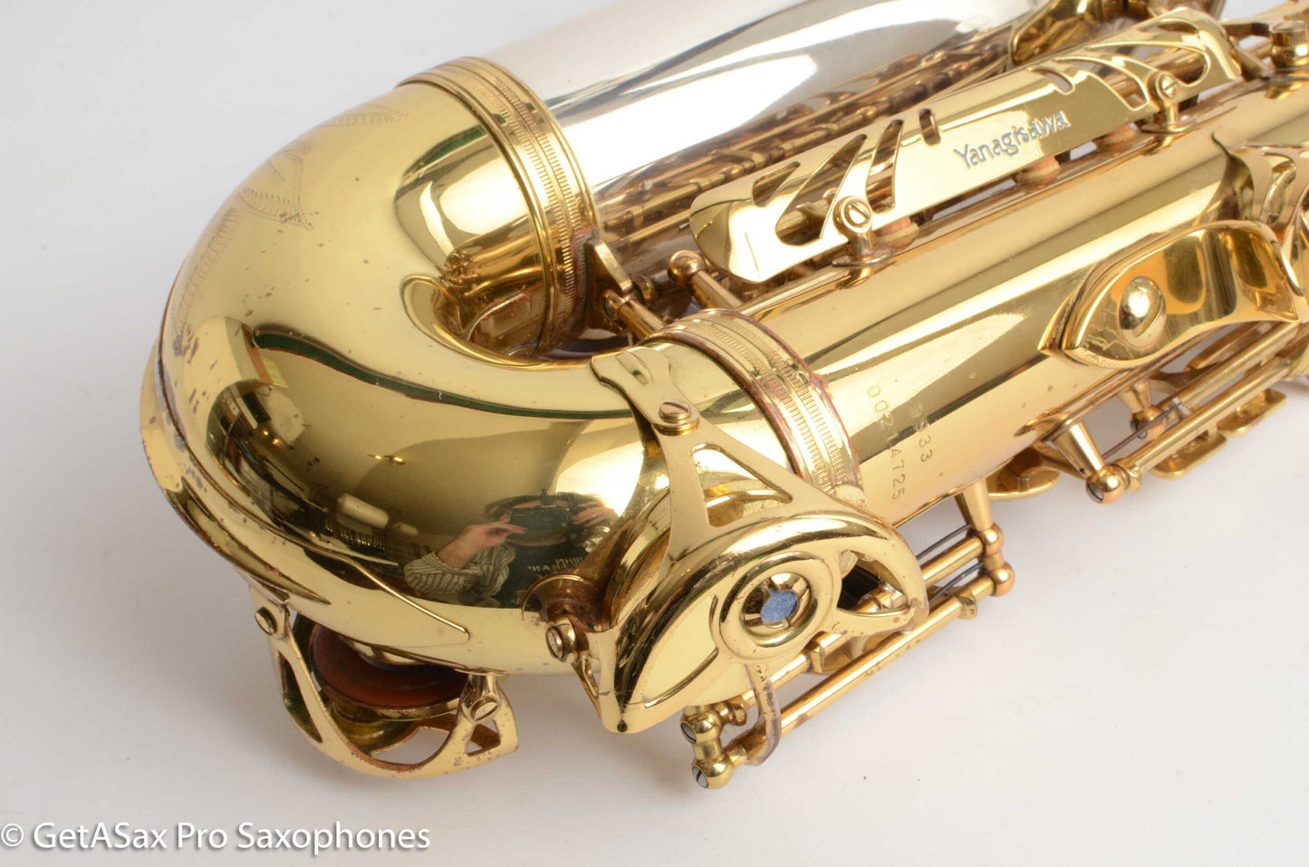 Yanagisawa A-9933 Elite Alto Solid Silver with Gold Plated Neck 214725