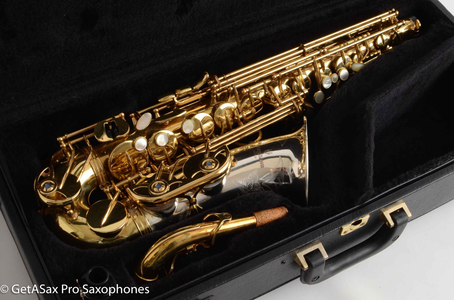 Yanagisawa A-9933 Elite Alto Solid Silver with Gold Plated Neck 214725