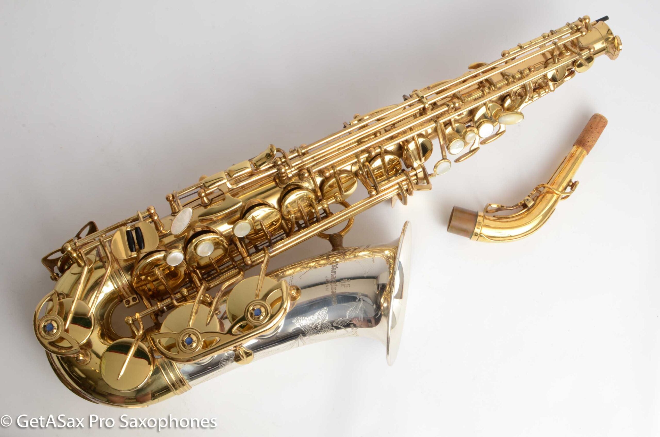 Yanagisawa A-9933 Elite Alto Solid Silver with Gold Plated Neck