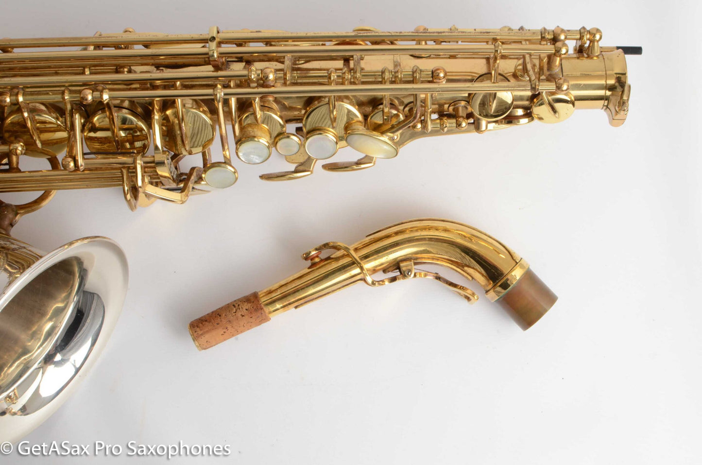 Yanagisawa A-9933 Elite Alto Solid Silver with Gold Plated Neck 214725
