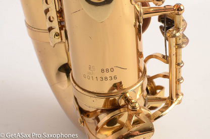 Yanagisawa A880 Alto Saxophone Fresh Overhaul! Great Deal 113836