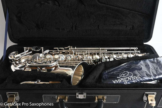 Yanagisawa AWO10S Elite Professional Alto Silver Plate Excellent Condition! 394471