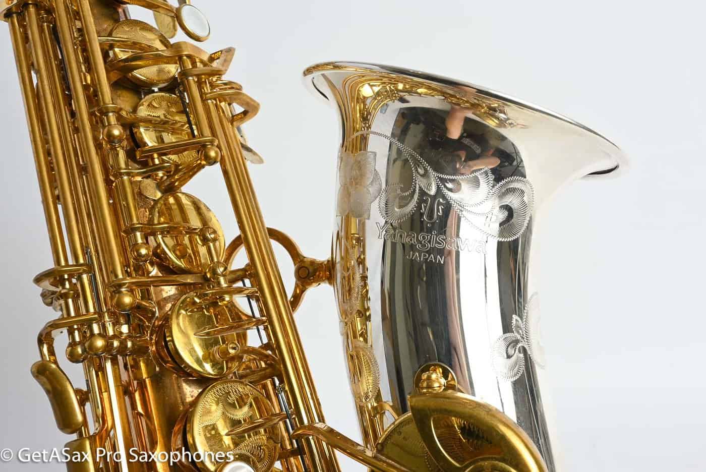 Yanagisawa AWO32 Alto Solid Bronze and Silver 1 Year Old Fresh Setup 415777