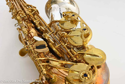 Yanagisawa AWO32 Alto Solid Bronze and Silver 1 Year Old Fresh Setup 415777