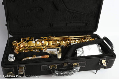 Yanagisawa AWO32 Alto Solid Bronze and Silver 1 Year Old Fresh Setup 415777