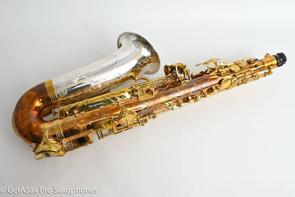 Yanagisawa AWO32 Alto Solid Bronze and Silver 1 Year Old Fresh Setup 415777