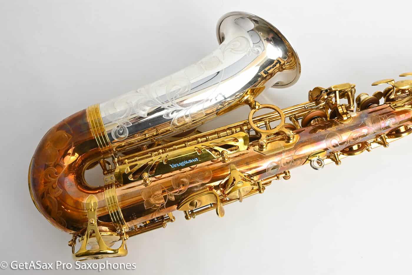 Yanagisawa AWO32 Alto Solid Bronze and Silver 1 Year Old Fresh Setup 415777
