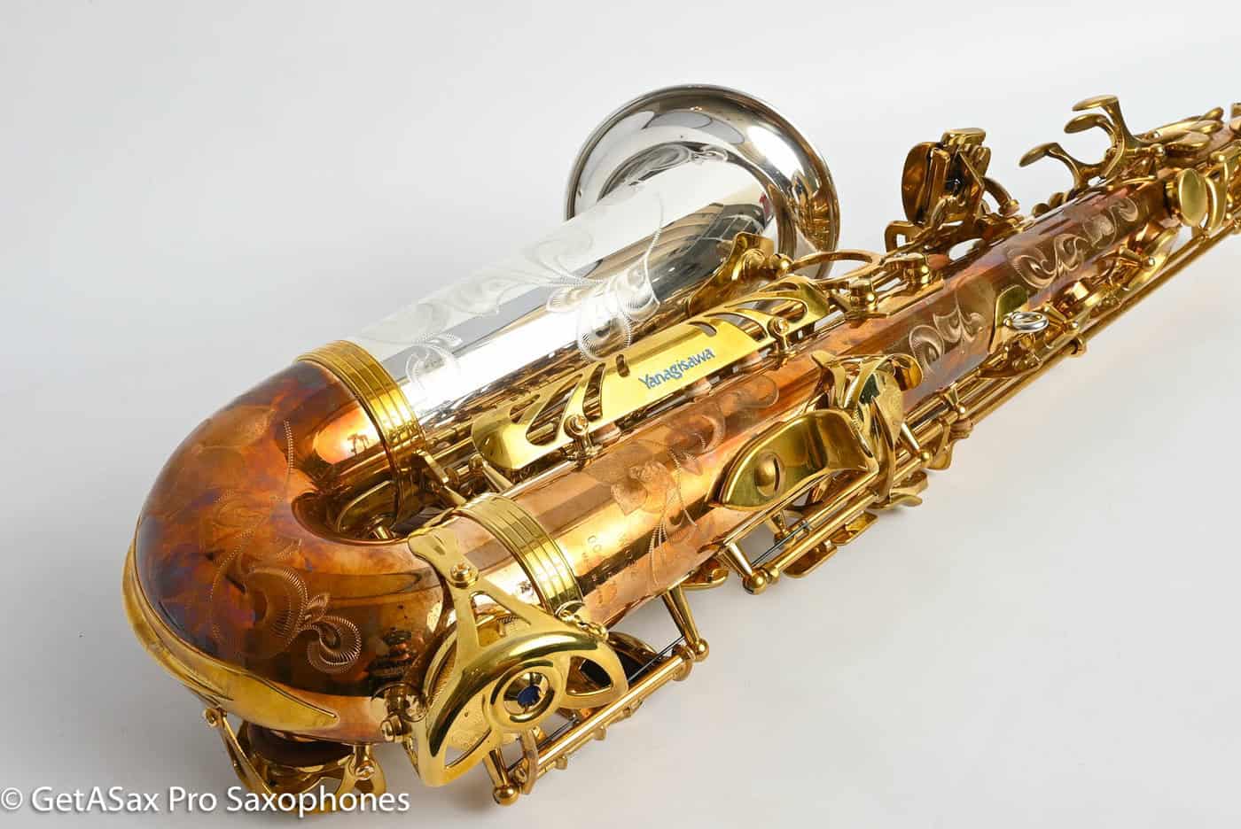 Yanagisawa AWO32 Alto Solid Bronze and Silver 1 Year Old Fresh Setup 415777