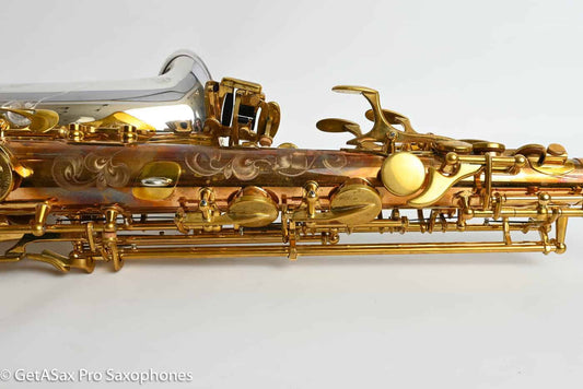 Yanagisawa AWO32 Alto Solid Bronze and Silver 1 Year Old Fresh Setup 415777