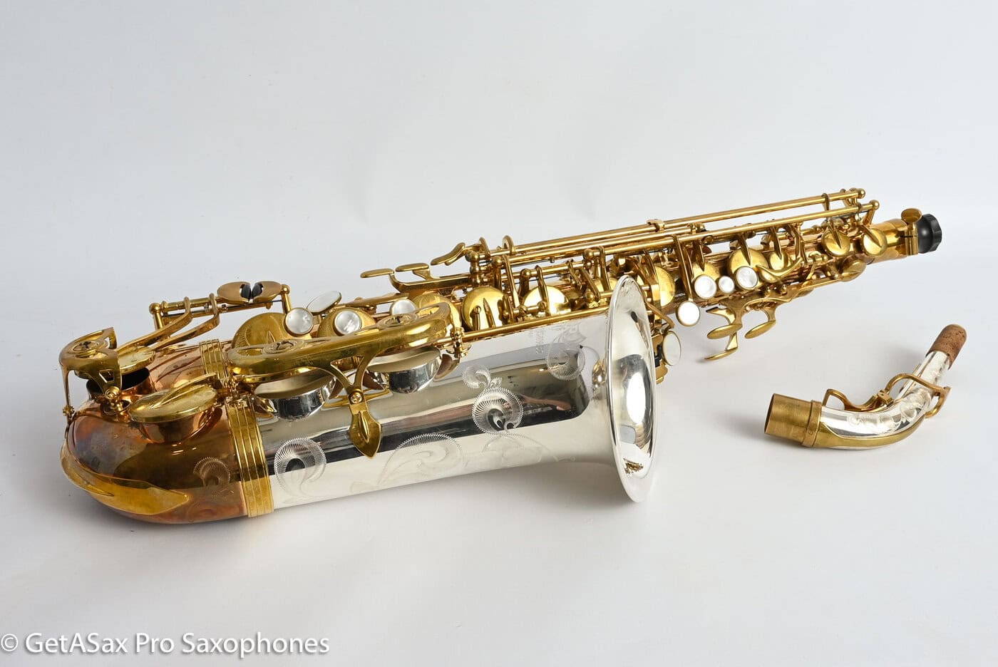 Yanagisawa AWO32 Alto Solid Bronze and Silver 1 Year Old Fresh Setup 415777