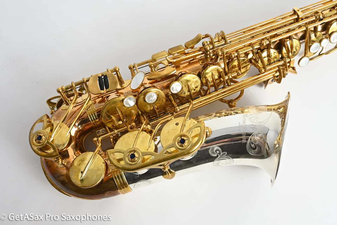 Yanagisawa AWO32 Alto Solid Bronze and Silver 1 Year Old Fresh Setup 415777