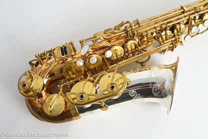 Yanagisawa AWO32 Alto Solid Bronze and Silver 1 Year Old Fresh Setup 415777