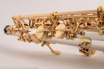 Yanagisawa AWO37 Solid Silver Elite Professional Alto Brand New + Setup!