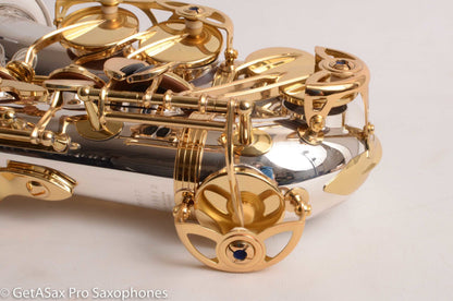 Yanagisawa AWO37 Solid Silver Elite Professional Alto Brand New + Setup!