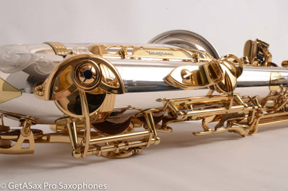 Yanagisawa AWO37 Solid Silver Elite Professional Alto Brand New + Setup!