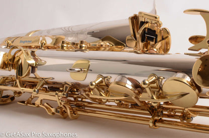 Yanagisawa AWO37 Solid Silver Elite Professional Alto Brand New + Setup!