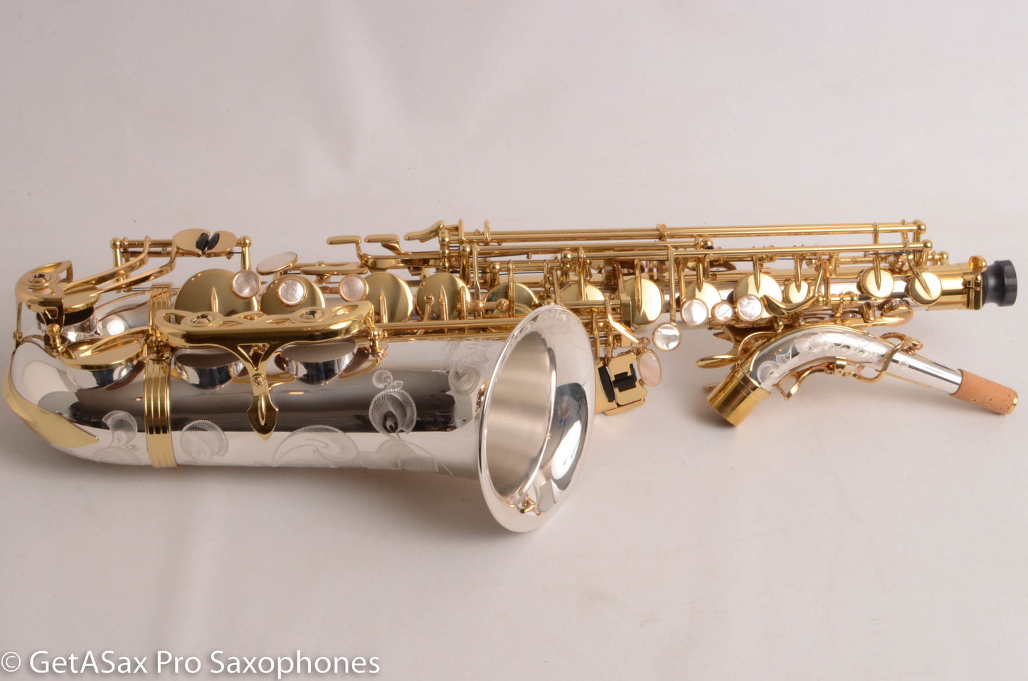 Yanagisawa AWO-37 Alto New! Elite Professional Solid Silver with Deluxe Engraving