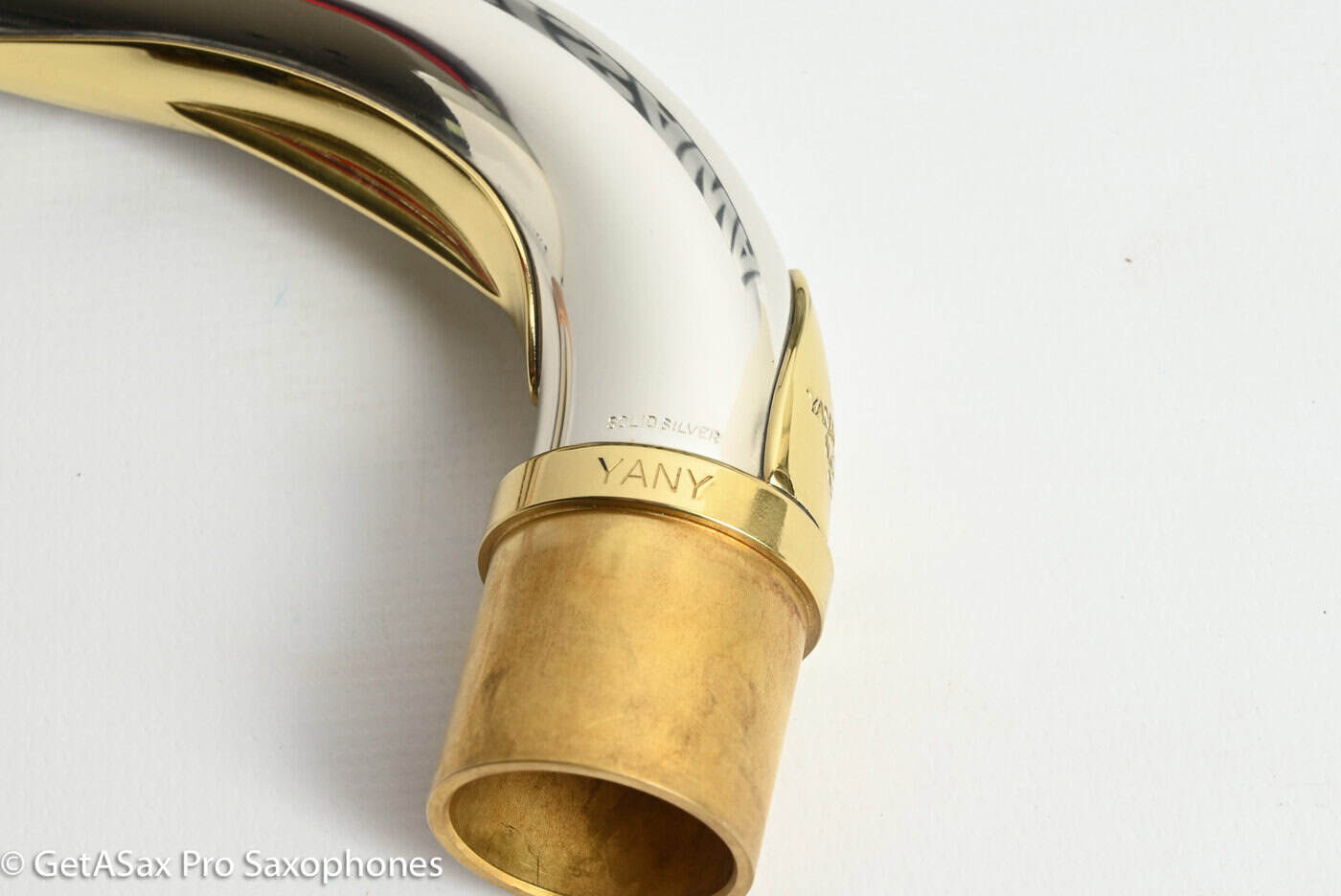 Yanagisawa Solid Silver Baritone Neck YNBW3 Brand New Rare!