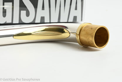 Yanagisawa Solid Silver Baritone Neck YNBW3 Brand New Rare!