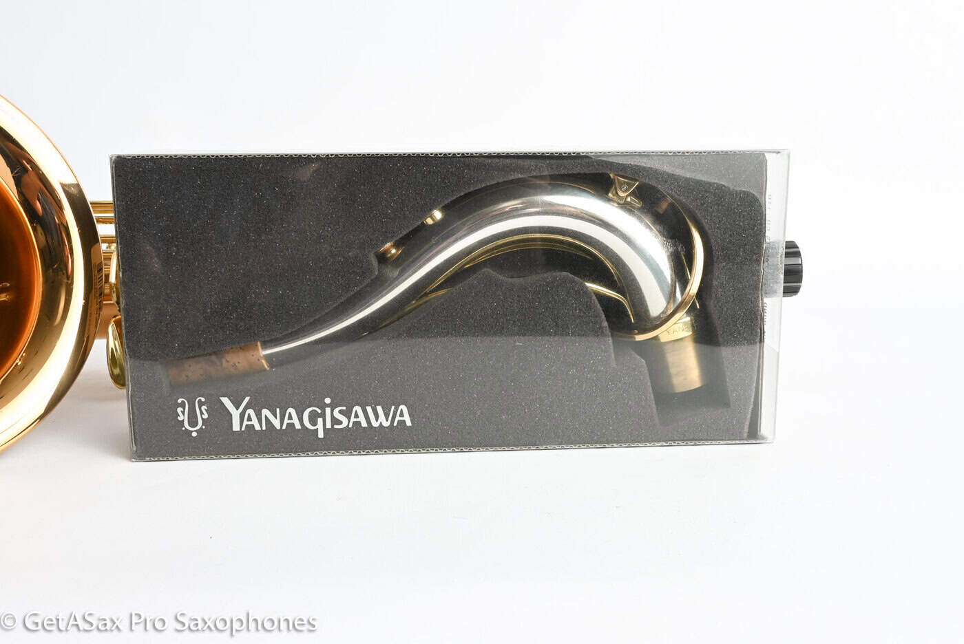 Yanagisawa Solid Silver Tenor Saxophone Neck Near Mint Rare!