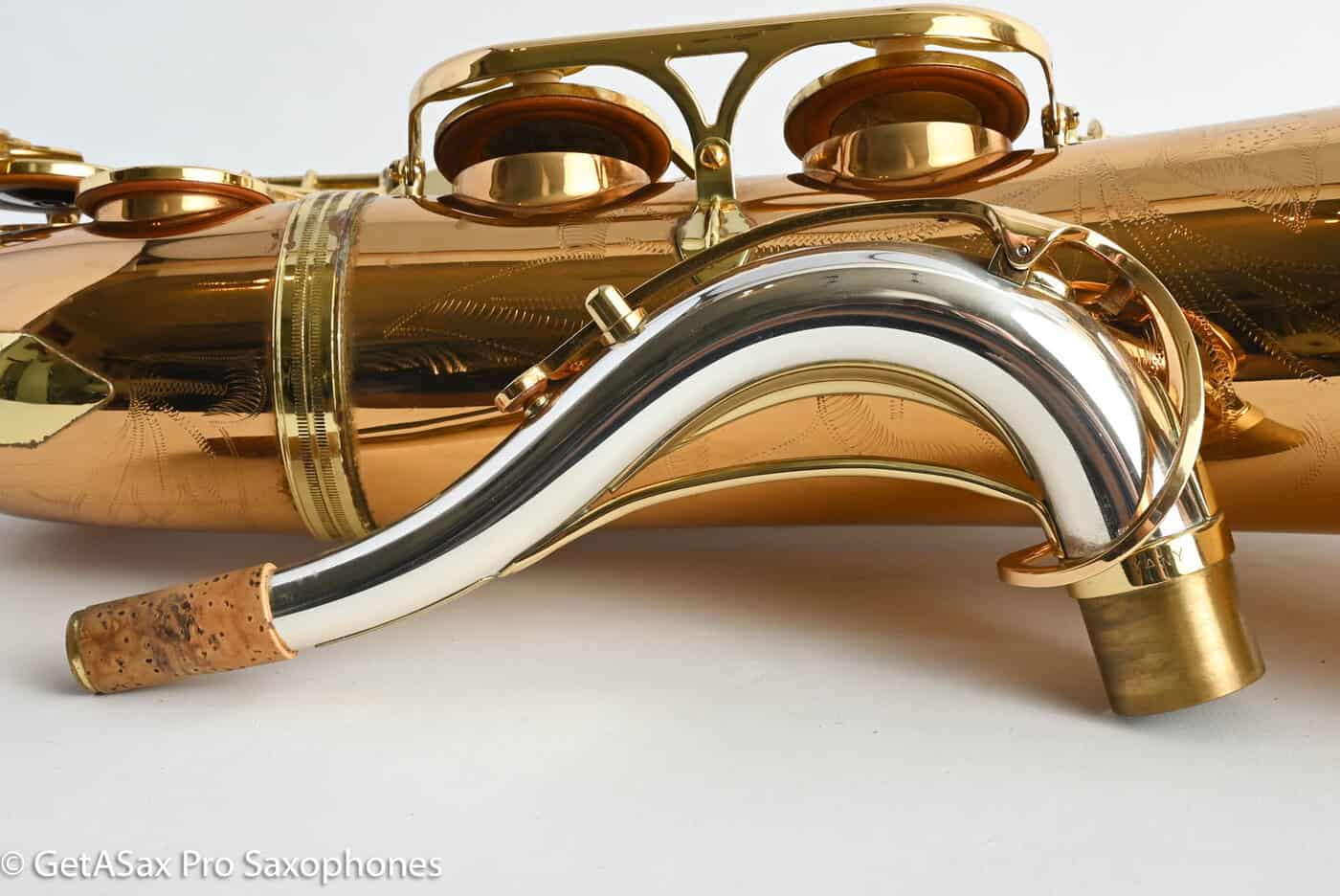 Yanagisawa Tenor Solid Silver Neck Near Mint Rare!