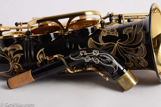 Yanagisawa Solid Silver Alto 9930 with Black Lacquer!