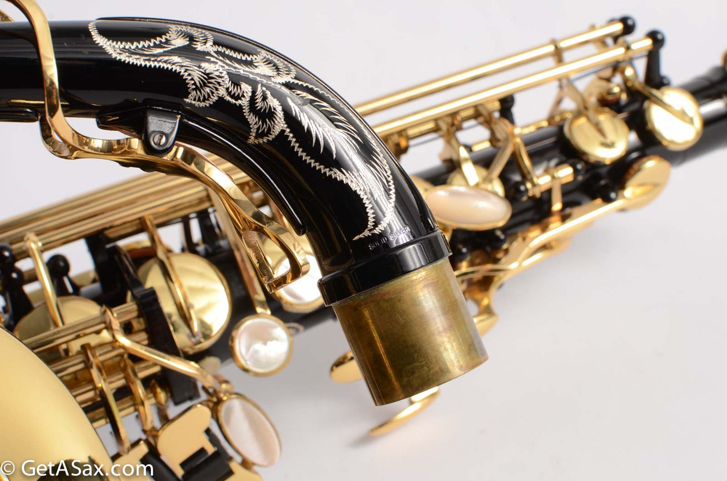 Yanagisawa Solid Silver Alto 9930 with Black Lacquer!