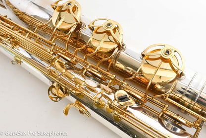 Yanagisawa B9930 Elite Solid Silver Professional Baritone Saxophone Rare! 241093
