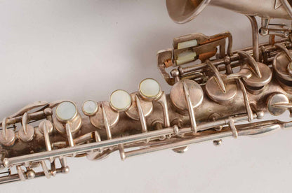 York Curved Soprano Saxophone Great Condition Old Pads 91451