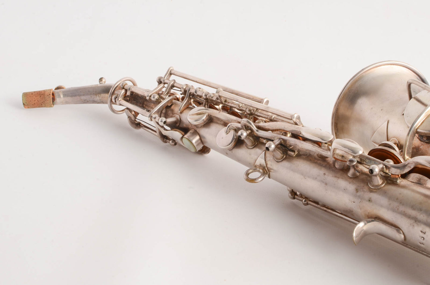 York Curved Soprano Saxophone Great Condition Old Pads 91451