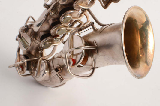 York Curved Soprano Saxophone Great Condition Old Pads 91451