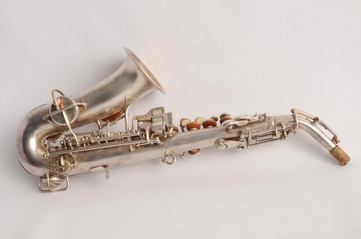 York Curved Soprano Saxophone Great Condition Old Pads 91451