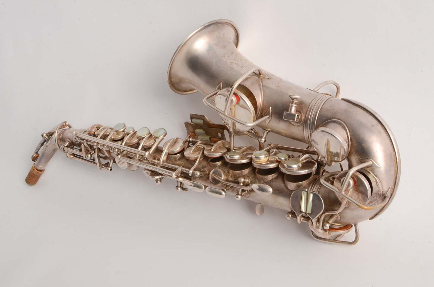 York Curved Soprano Saxophone Great Condition Old Pads 91451