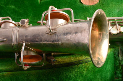 York Curved Soprano Saxophone Great Condition Old Pads 91451