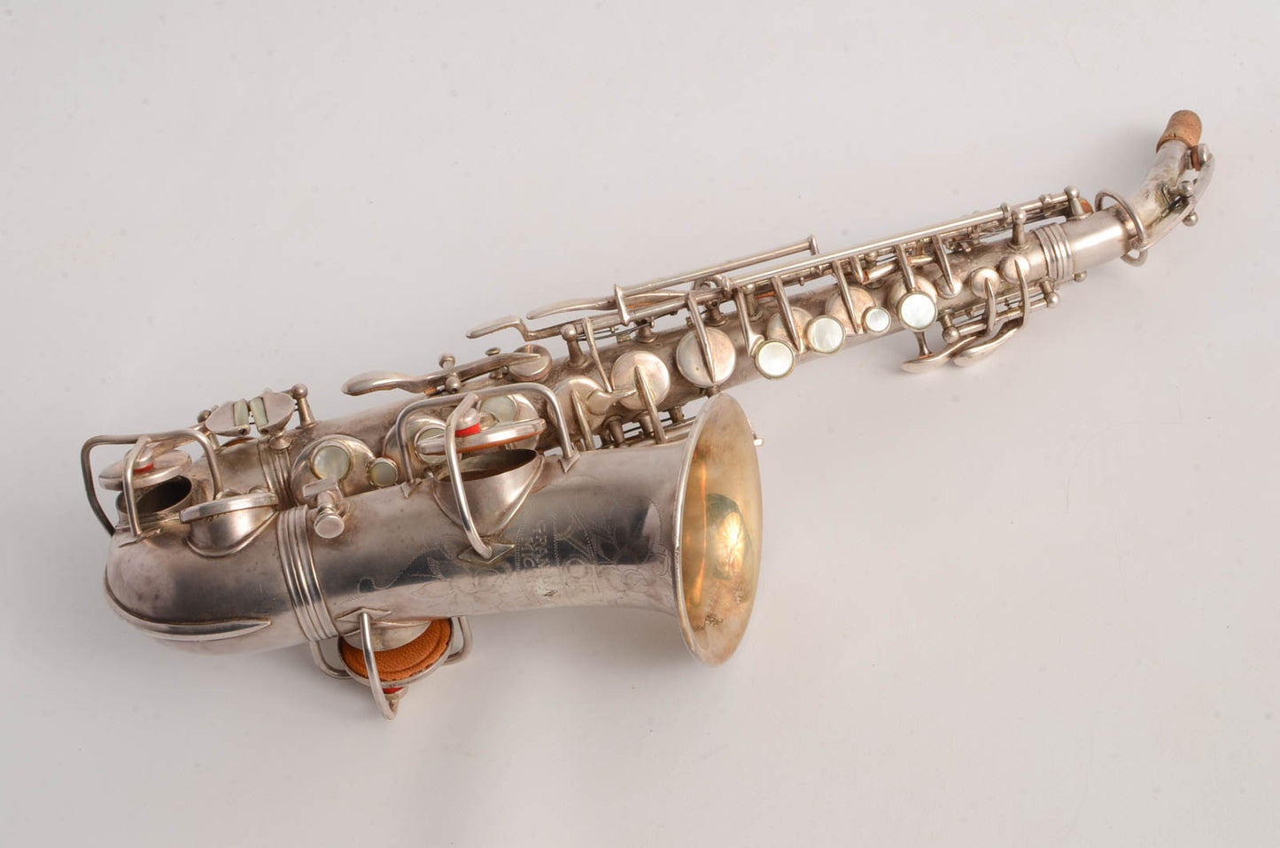 York Curved Soprano Saxophone Great Condition Old Pads 91451