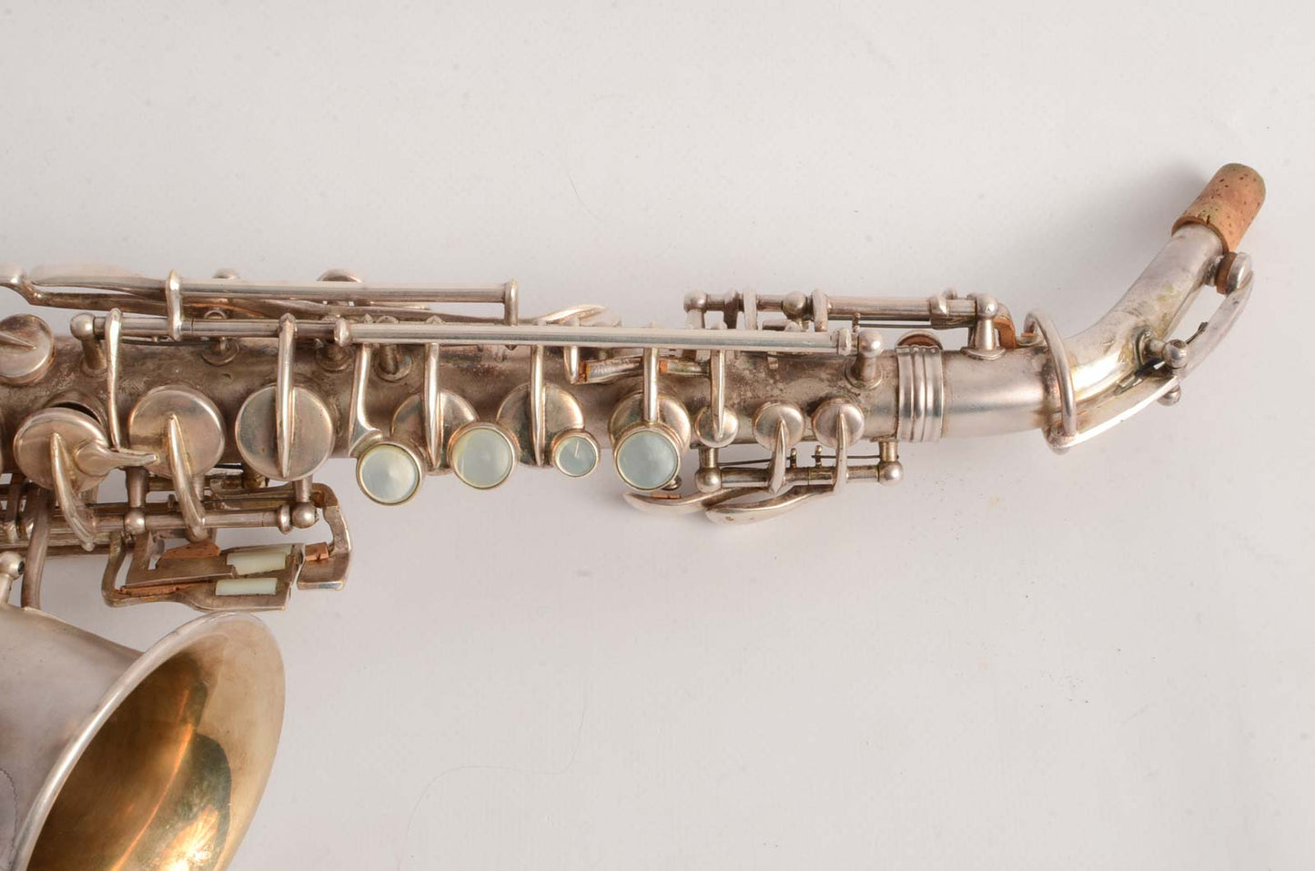 York Curved Soprano Saxophone Great Condition Old Pads 91451