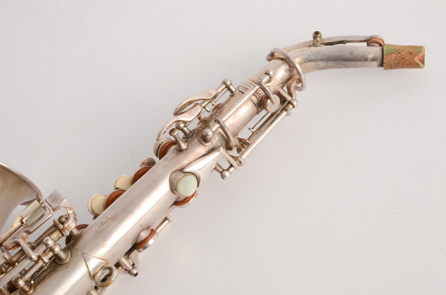 York Curved Soprano Saxophone Great Condition Old Pads 91451