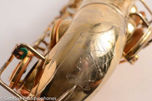 Martin Handcraft Alto Saxophone 125113 Burnished Gold Special Engraving! - Image 13