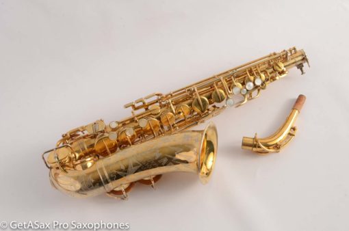 Martin Handcraft Alto Saxophone 125113 Burnished Gold Special Engraving! - Image 4