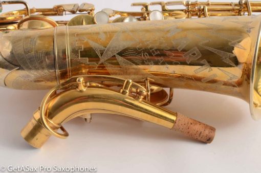 Martin Handcraft Alto Saxophone 125113 Burnished Gold Special Engraving! - Image 37