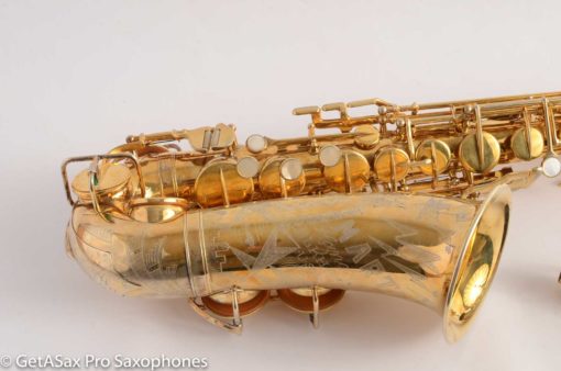 Martin Handcraft Alto Saxophone 125113 Burnished Gold Special Engraving! - Image 6