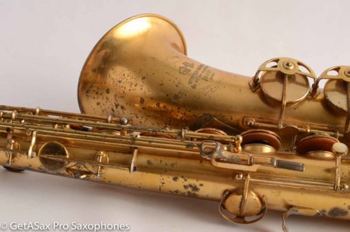 SML Rev D / Gold Medal 1 Orig. Permagold Plate Tenor Saxophone 11657 - Image 21