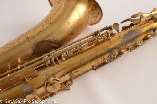 SML Rev D / Gold Medal 1 Orig. Permagold Plate Tenor Saxophone 11657 - Image 11