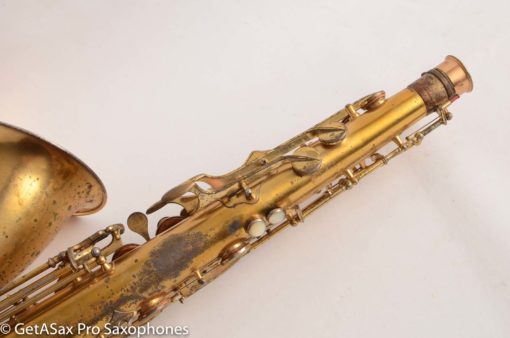 SML Rev D / Gold Medal 1 Orig. Permagold Plate Tenor Saxophone 11657 - Image 10