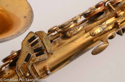 SML Rev D / Gold Medal 1 Orig. Permagold Plate Tenor Saxophone 11657 - Image 8