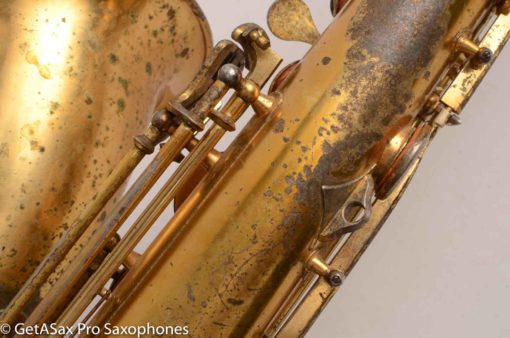 SML Rev D / Gold Medal 1 Orig. Permagold Plate Tenor Saxophone 11657 - Image 7