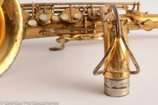 SML Rev D / Gold Medal 1 Orig. Permagold Plate Tenor Saxophone 11657 - Image 3